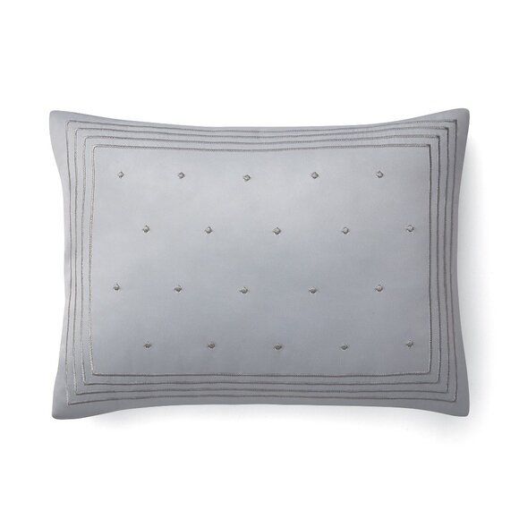 Mainstays King 5-Piece Damask Stripe Comforter Set – Rich Black Bedding Adult - Picture 4 of 5